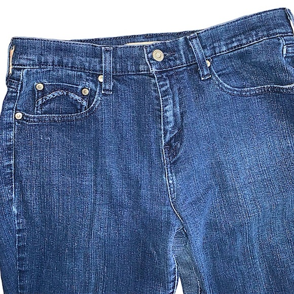 Levi’s 505 Straight Leg Special Detail Size 8 Blue Jeans - Picture 3 of 10